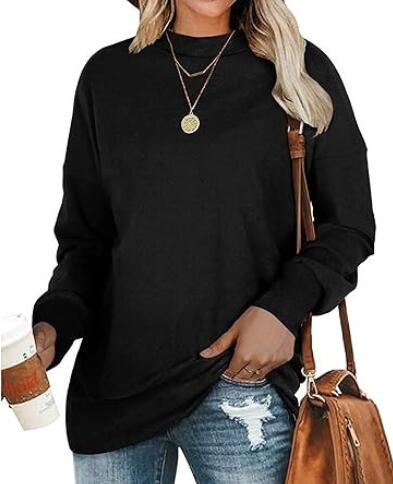 Solid Color Long-Sleeved Round Neck Sweater