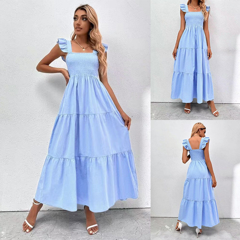 High Waist Women's Summer Cake Dress