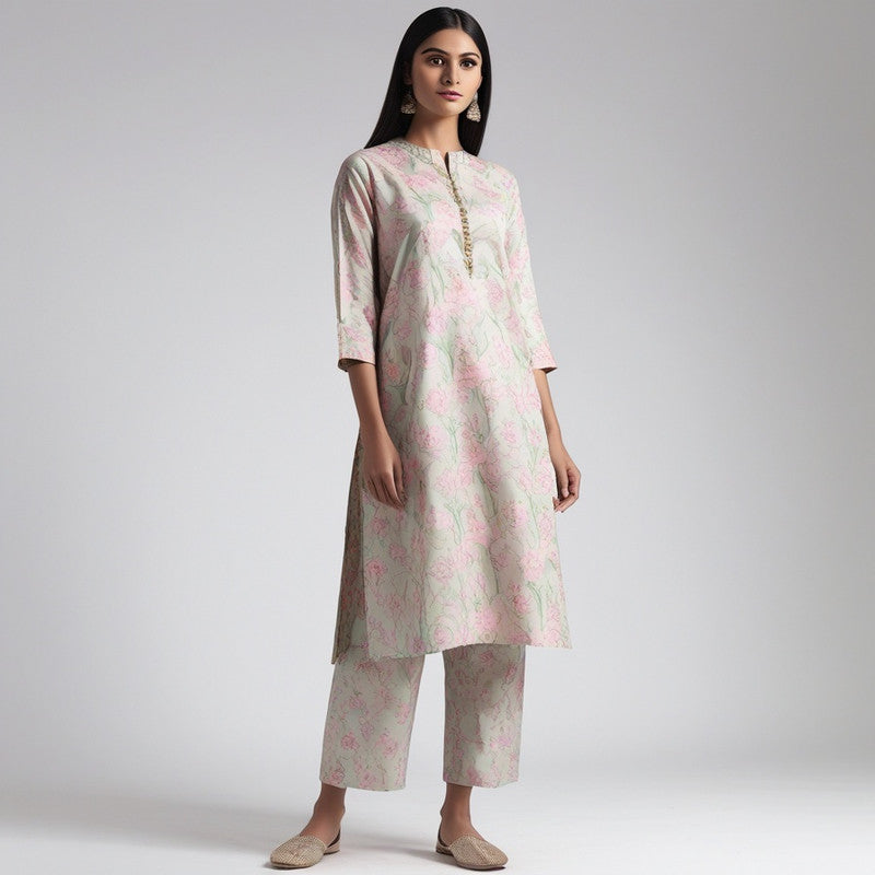 Co-ord Set - Printed Kurta & Pants